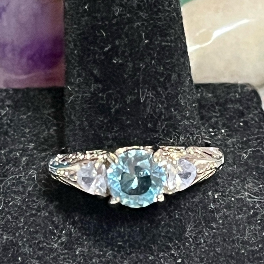 Blue Topaz Fashion Ring